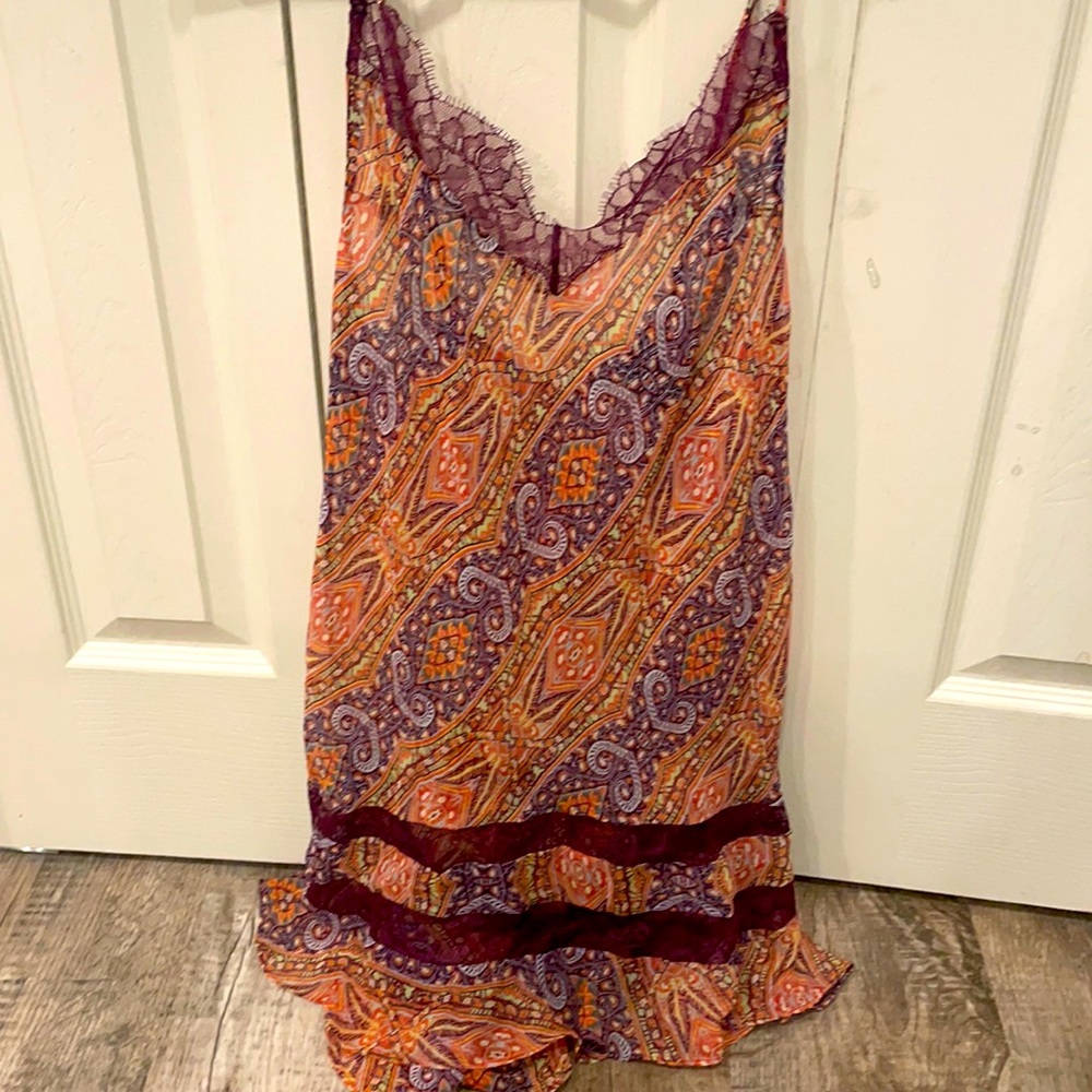 NWT VS sheer lace bottom teddy